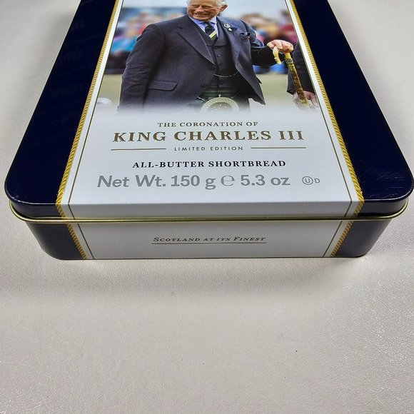Walker's King Charles III Limited Edition Coronation Tin NEW Shortbread Cookies - Picture 3 of 12